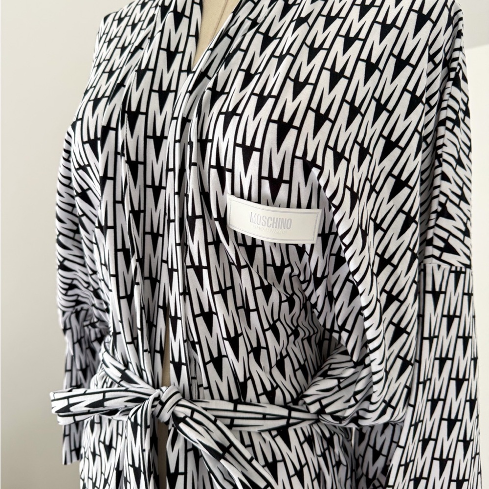 Moschino Monogram Dressing Robe - Picture 6 of 13